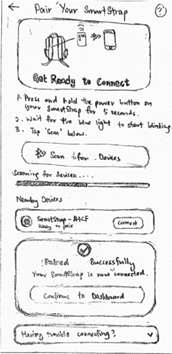 Pairing Screen With Help